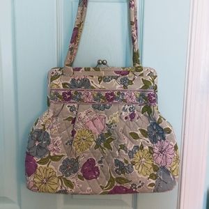 Vera Bradley retired pattern Watercolor kisslock shoulder bag